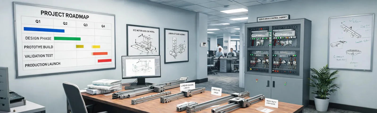 engineering roadmap wall for motion control systems