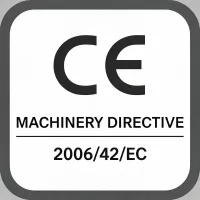 CE Machinery Directive 2006/42/EC compliance badge