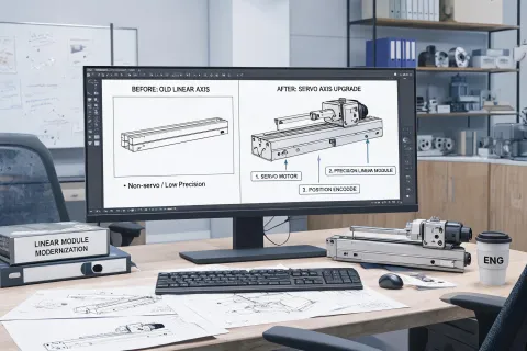 CAD model for motion modernization